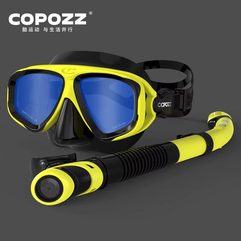 Professional Diving Scuba Mask No Fogging Snorkeling Scuba Dive Glasses Seal Diving Tempered Glass Mask Goggles Men Women