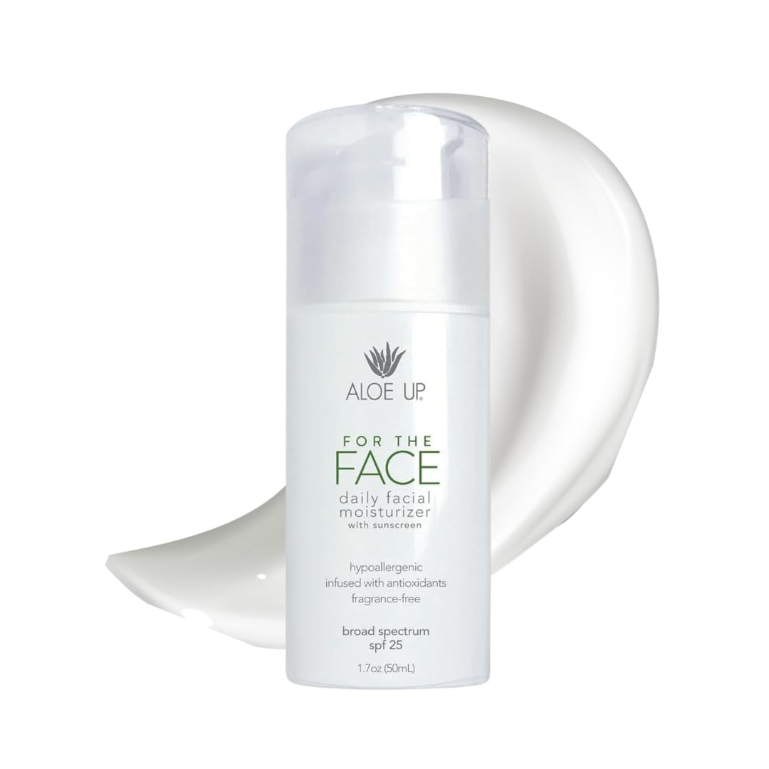 Suncare Bundle - Mineral Sunscreen Lotion SPF 50, White Collection Sunscreen Spray SPF 30, Aloe Ice Sunburn Relief Jelly, SPF 25 Daily Moisturizer - 4 Items