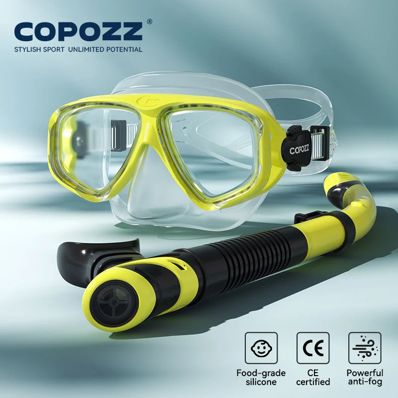 Professional Diving Scuba Mask No Fogging Snorkeling Scuba Dive Glasses Seal Diving Tempered Glass Mask Goggles Men Women