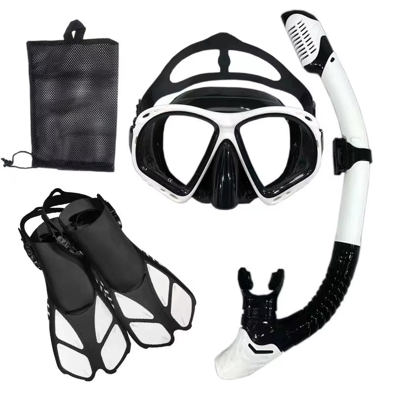 Snorkel Diving Mask and Goggles Diving Swimming Tube Set Adult Unisex
