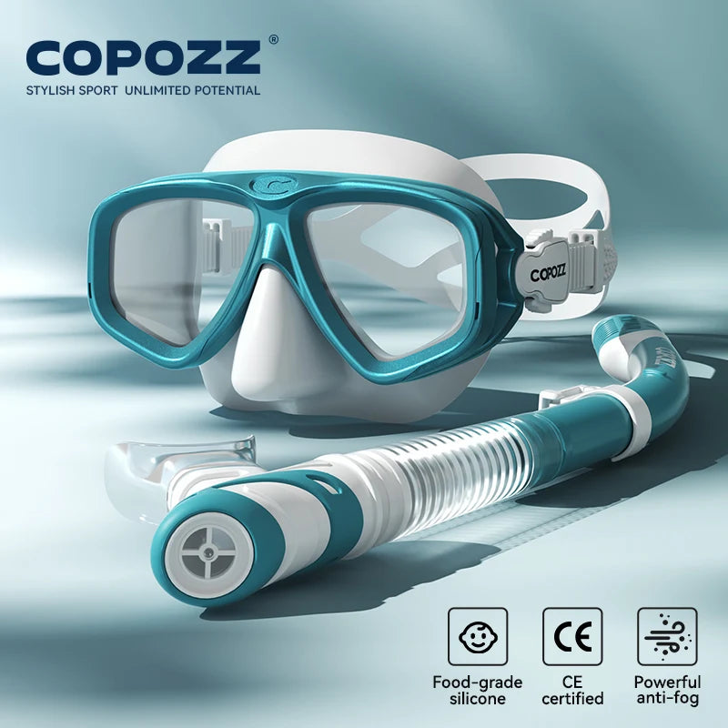 Professional Diving Scuba Mask No Fogging Snorkeling Scuba Dive Glasses Seal Diving Tempered Glass Mask Goggles Men Women