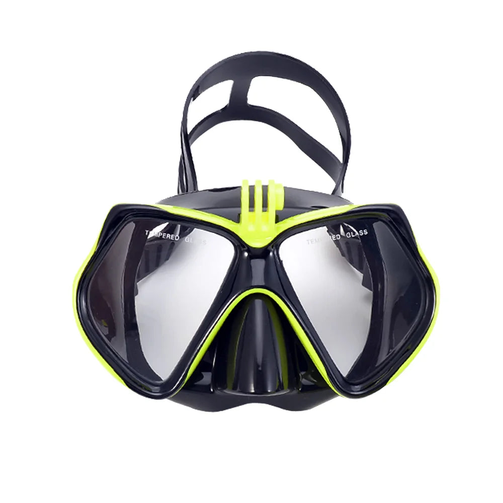 Professional Underwater Mask Camera Diving Mask Swimming Goggles Snorkel Scuba Diving Camera Holder for Gopro