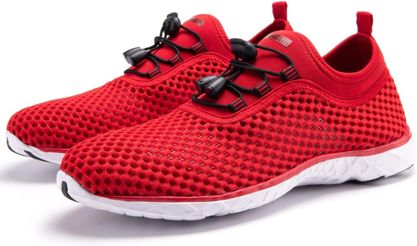 Women'S Quick Drying Aqua Water Shoes,3-Second Drainage & All-Terrain for Swimming,Hiking,Yoga
