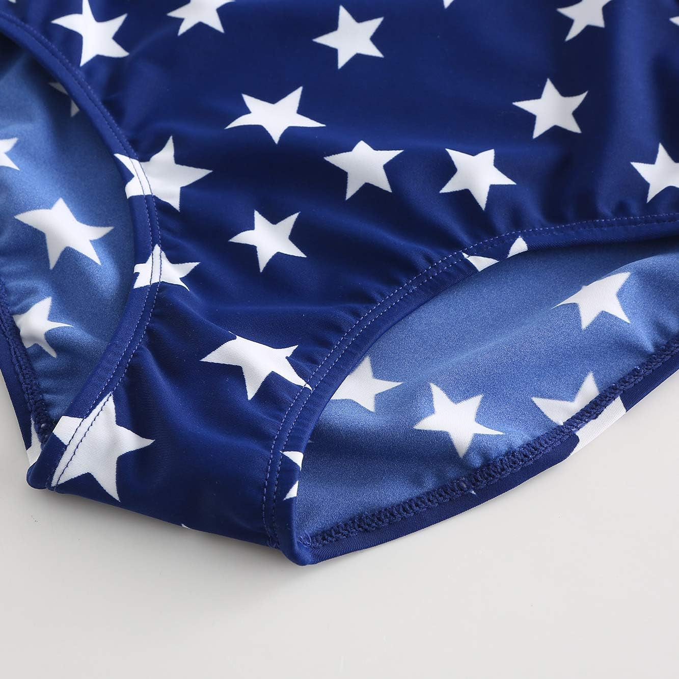 Little Girls One Piece Swimsuits Hawaiian Ruffle Swimwear Beach Bathing Suit American Flag 4T