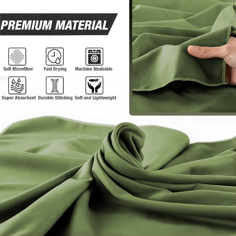 Beach Towel Oversized,Thick Sand Free Microfiber Quick Dry Towel 31.5”X71”, Super Absorbent Soft Swim Beachtowels for Men, Women