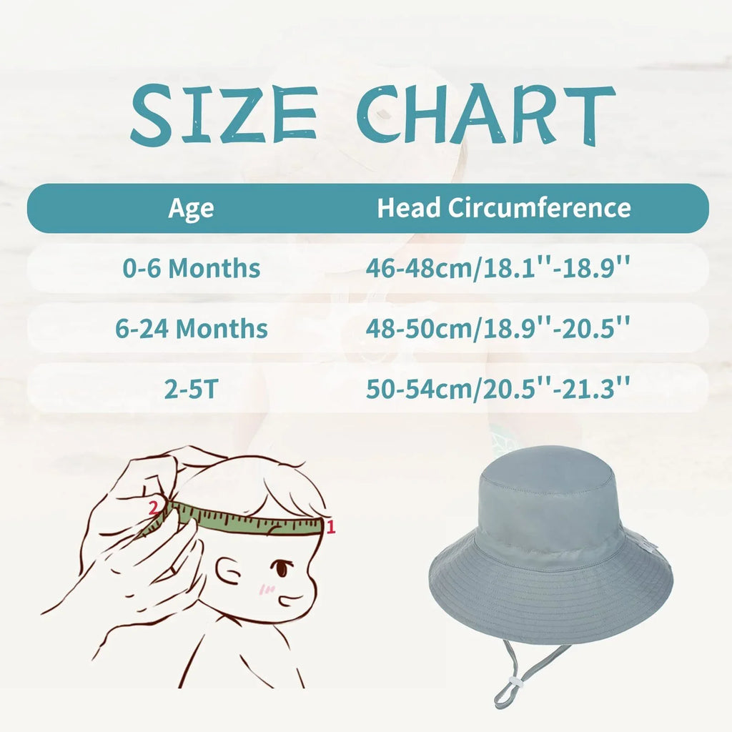 2 Pcs Baby Sun Hat Wide Brim UPF 50+ Sun Protection Hats for Toddlers Sombrero Bucket Hat Adjustable for Baby Boys and Grils 2 Pack Dinosaur Green Dinosaur Khaki 3-6 Months