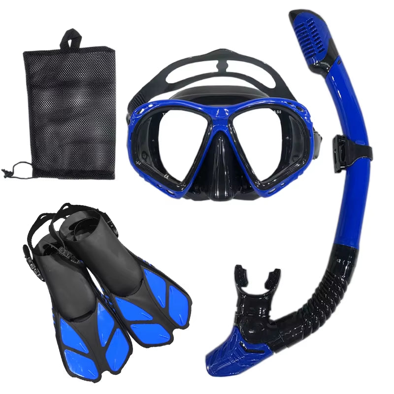 Snorkel Diving Mask and Goggles Diving Swimming Tube Set Adult Unisex