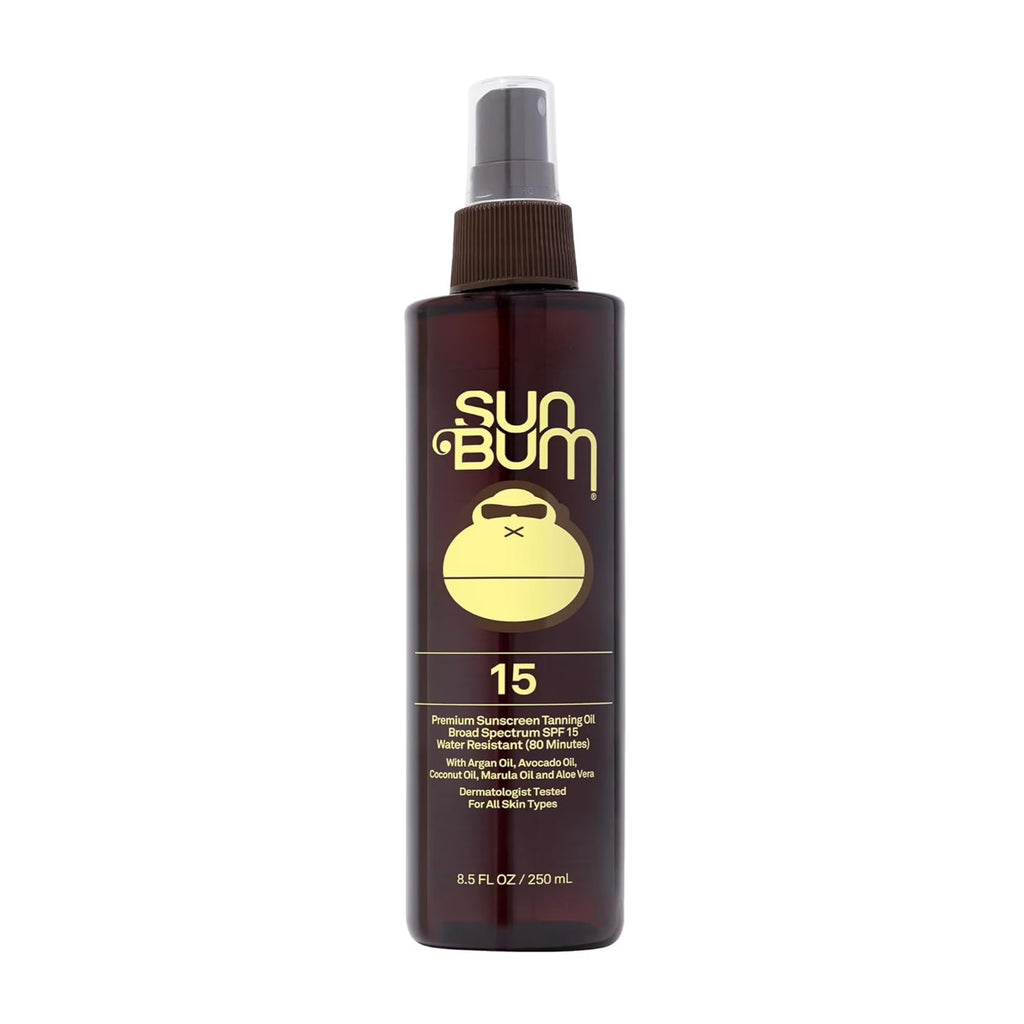 Premium Sunscreen Tanning Oil with Argan Oil, SPF 15, 8.5 Fl Oz