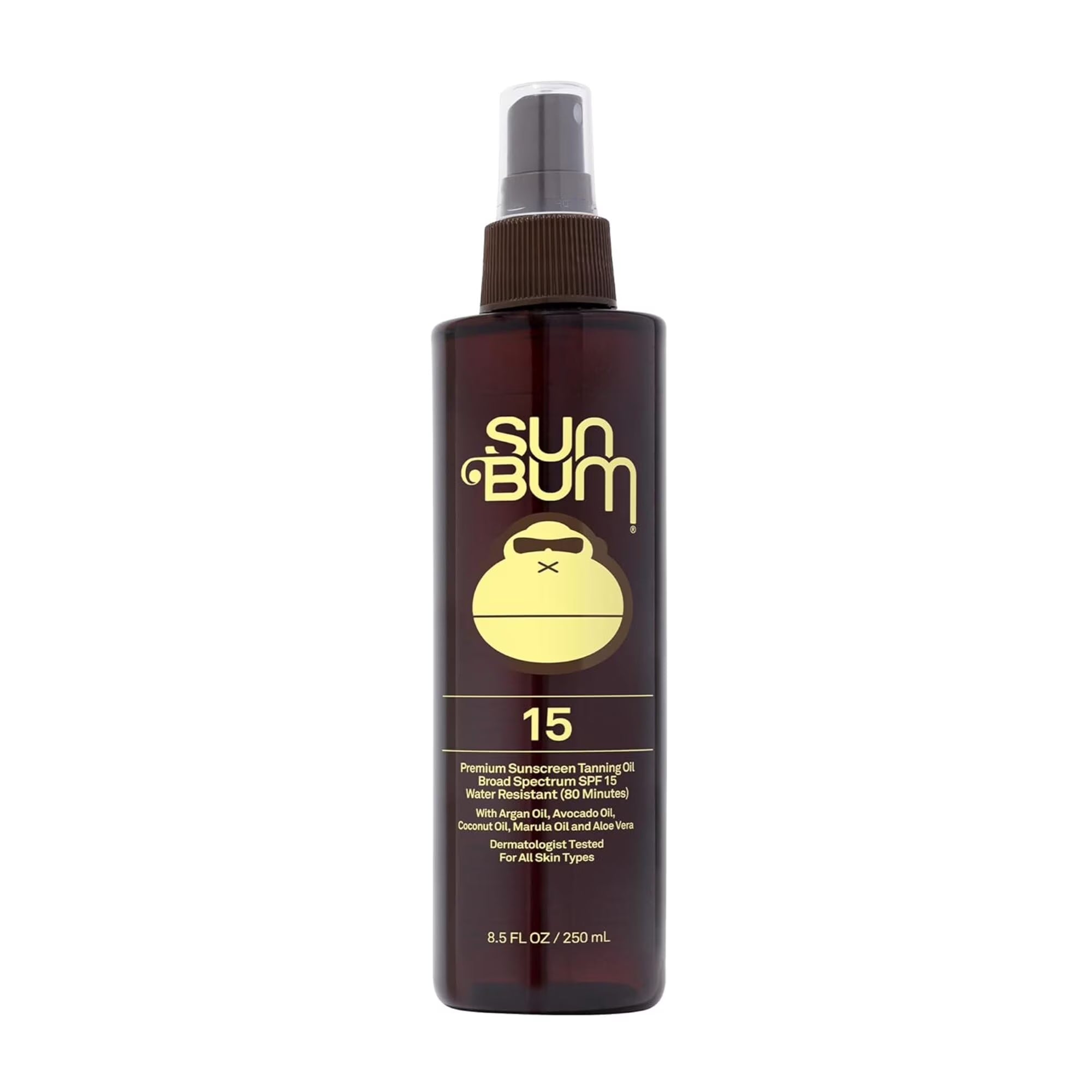 Premium Sunscreen Tanning Oil with Argan Oil, SPF 15, 8.5 Fl Oz