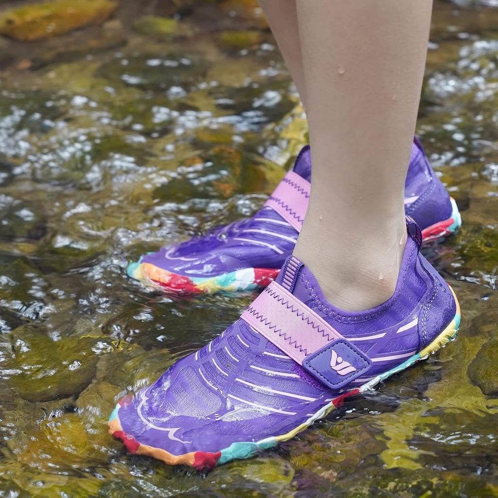 Kids Boys & Girls Water Shoes Sports Aqua Athletic Sneakers Lightweight Sport Fast Dry Shoes(Toddler/Little Kid/Big Kid)
