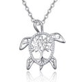 Turtle Necklaces 925 Sterling Silver Necklace for Women Turtle Necklace Jewelry Turtle Gifts for Women Mom Grandmom