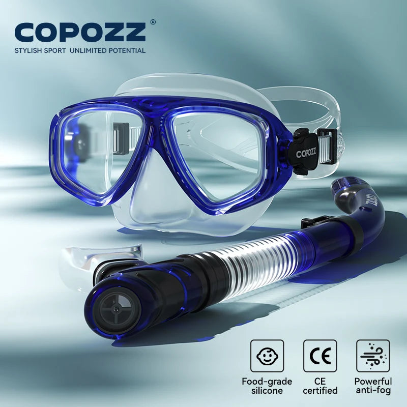 Professional Diving Scuba Mask No Fogging Snorkeling Scuba Dive Glasses Seal Diving Tempered Glass Mask Goggles Men Women