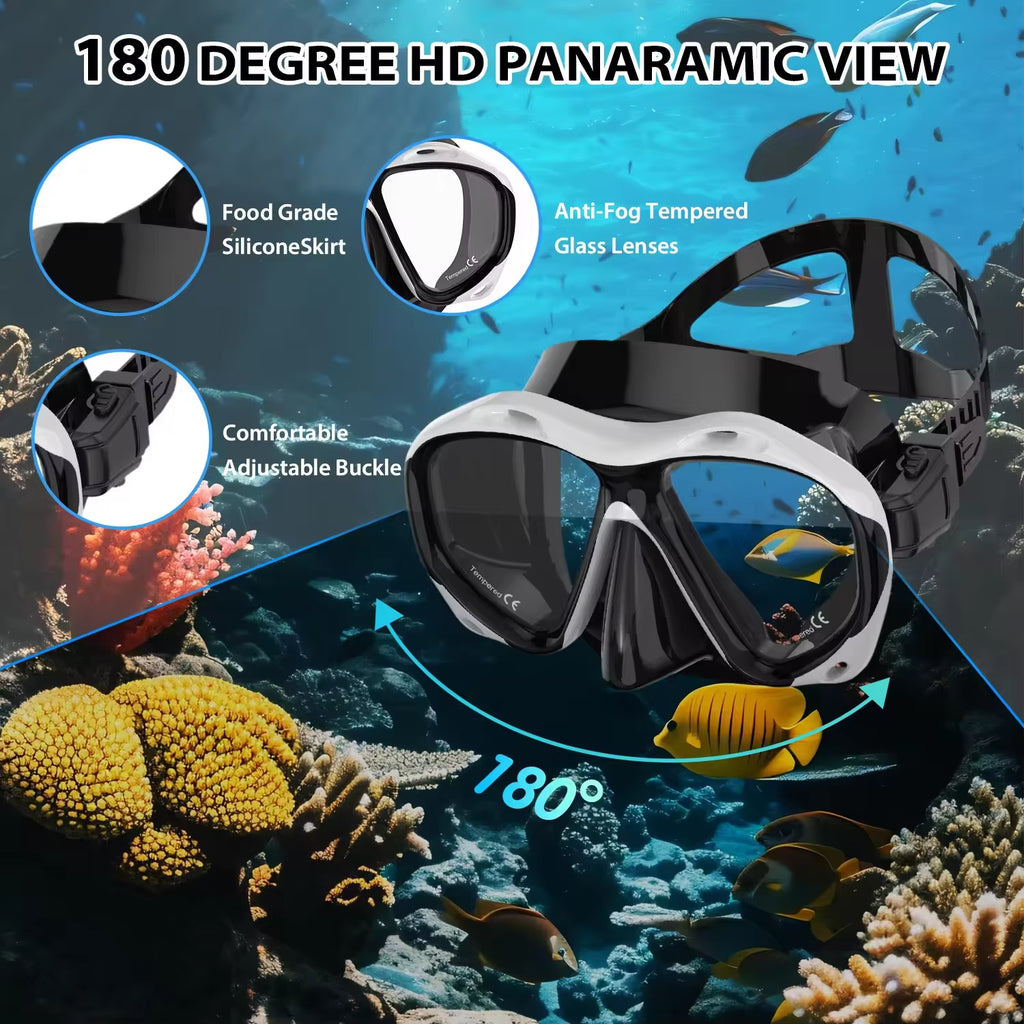 Large Frame Swimming Goggles for Adults High Quality Panoramic Antifog Swim Glasses Waterproof HD Swim Eyewear Swim Equipment