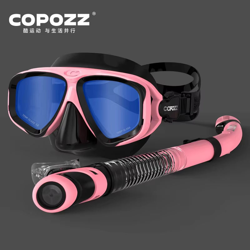 Professional Diving Scuba Mask No Fogging Snorkeling Scuba Dive Glasses Seal Diving Tempered Glass Mask Goggles Men Women