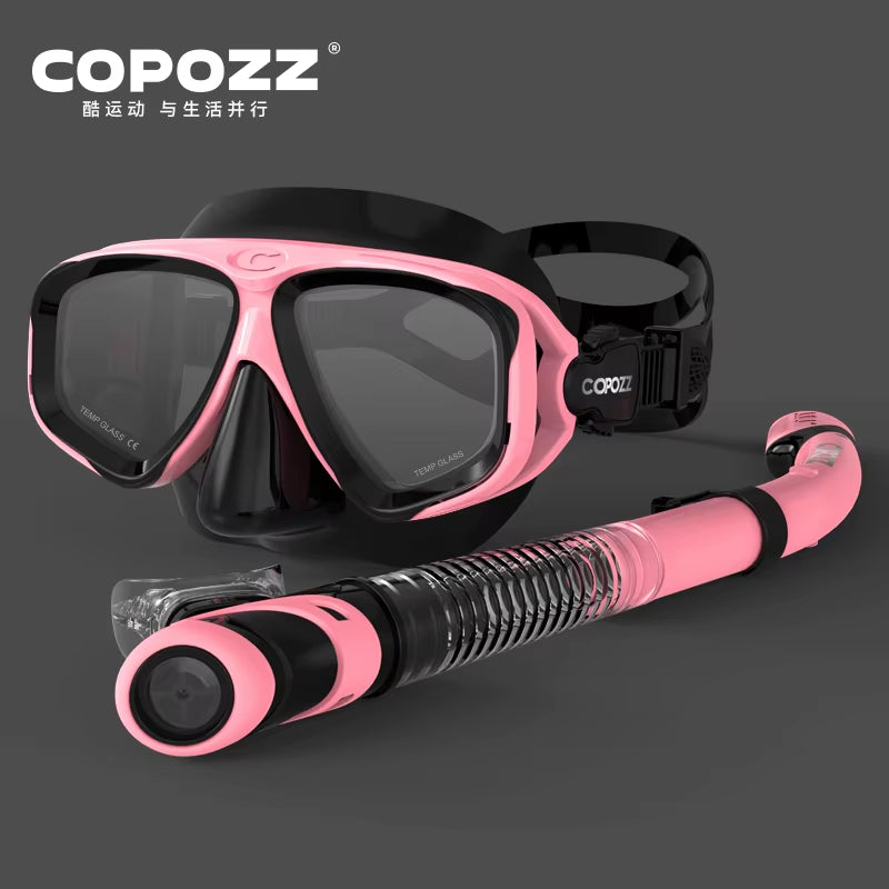 Professional Diving Scuba Mask No Fogging Snorkeling Scuba Dive Glasses Seal Diving Tempered Glass Mask Goggles Men Women