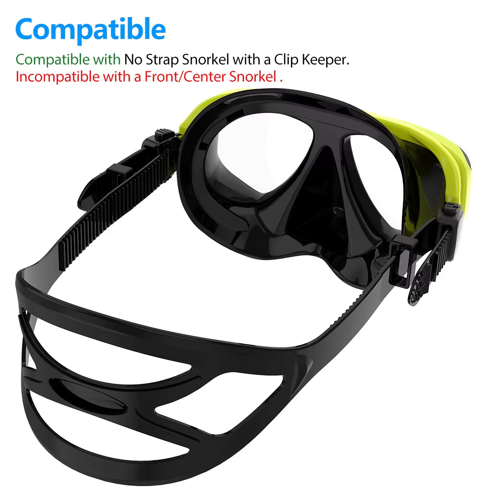Professional Diving Scuba Mask No Fogging Snorkeling Scuba Dive Glasses Seal Diving Tempered Glass Mask Goggles Men Women