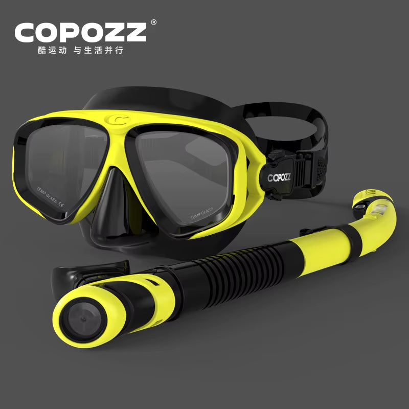 Professional Diving Scuba Mask No Fogging Snorkeling Scuba Dive Glasses Seal Diving Tempered Glass Mask Goggles Men Women