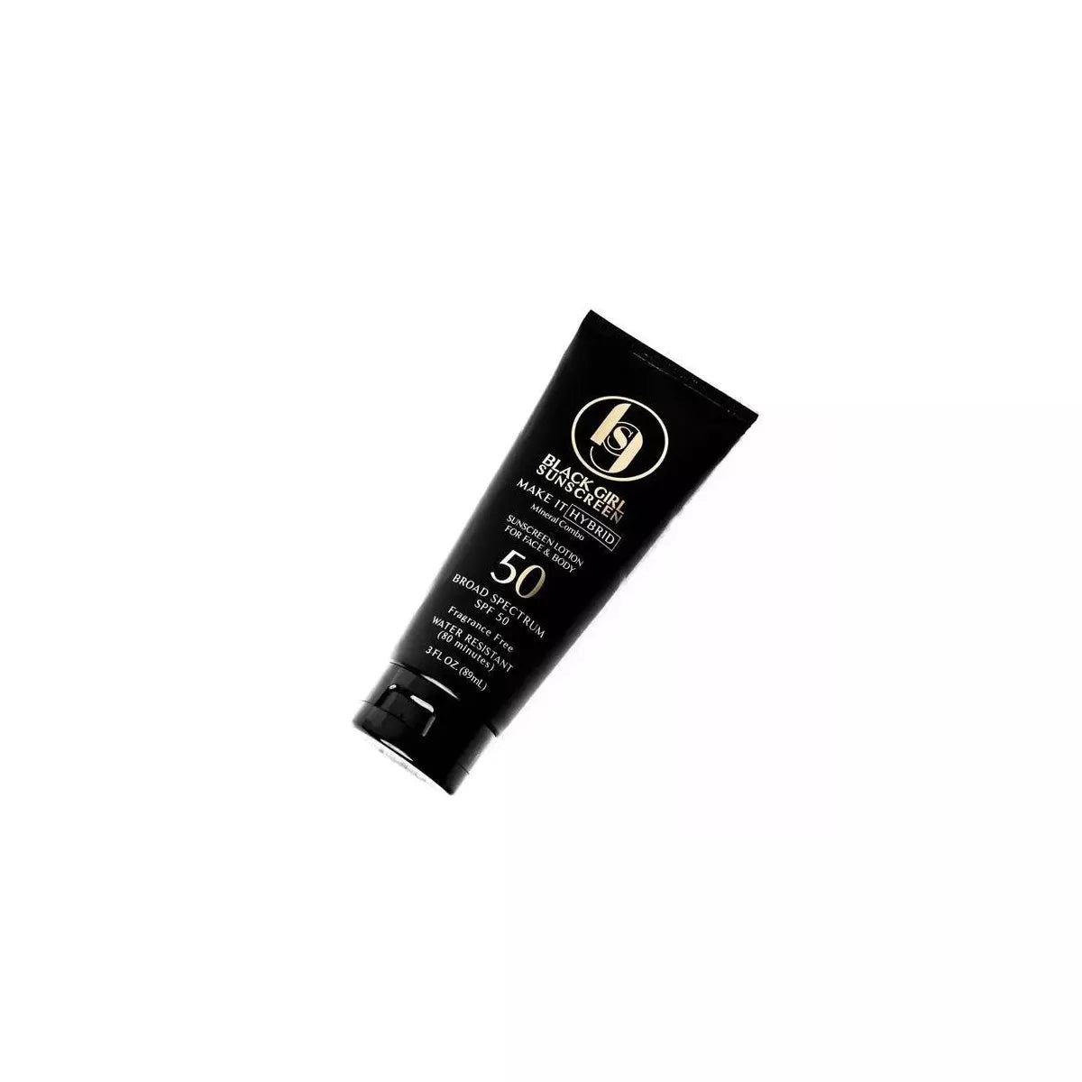 Black Girl Sunscreen Make It Hybrid with Zinc and Lavender Sunscreen - SPF 50 - 3 Fl Oz