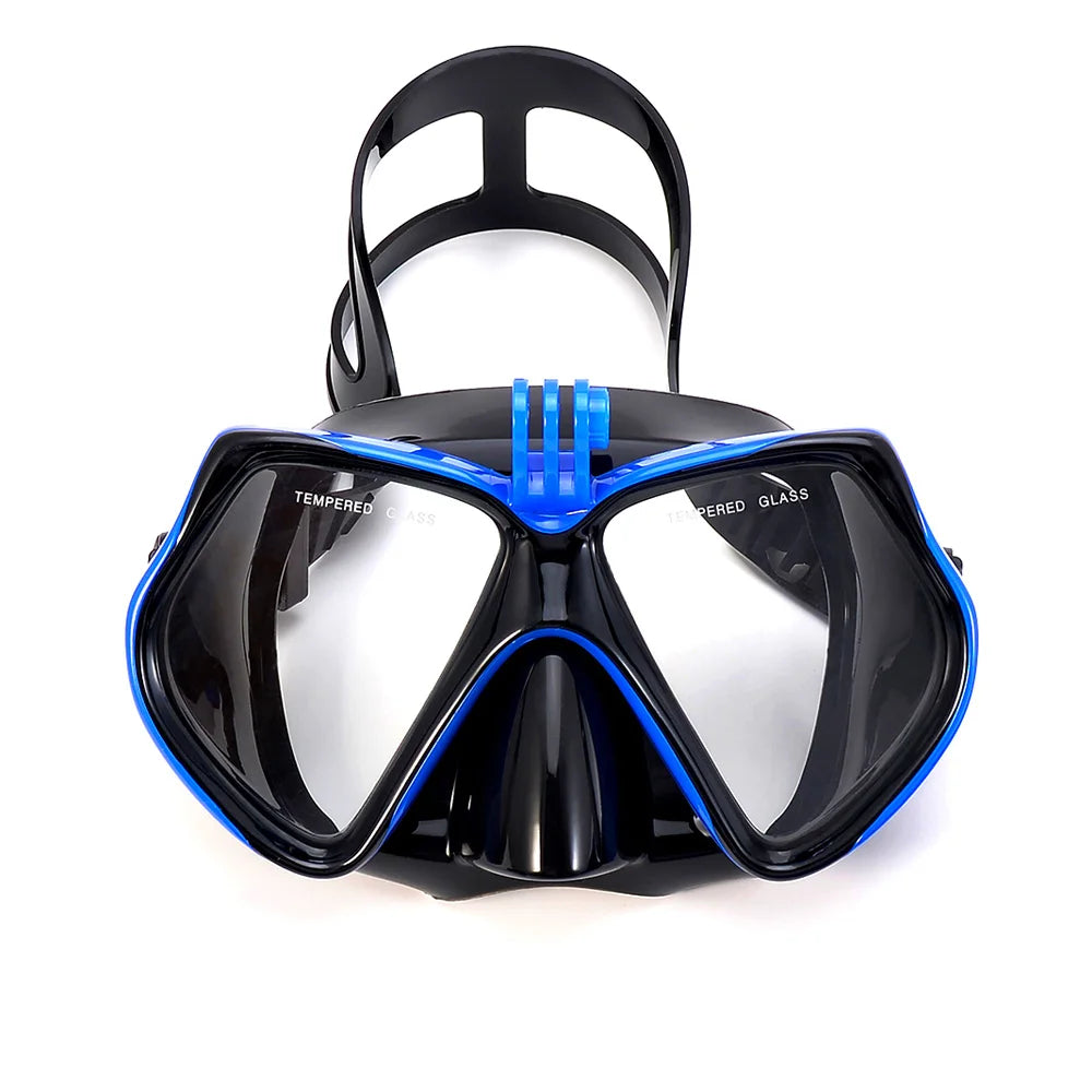 Professional Underwater Mask Camera Diving Mask Swimming Goggles Snorkel Scuba Diving Camera Holder for Gopro