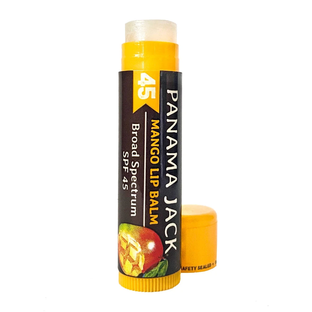Sunscreen Lip Balm - SPF 45, Broad Spectrum UVA-UVB Sunscreen Protection, Prevents & Soothes Dry, Chapped Lips (Pack of 7, Mango)