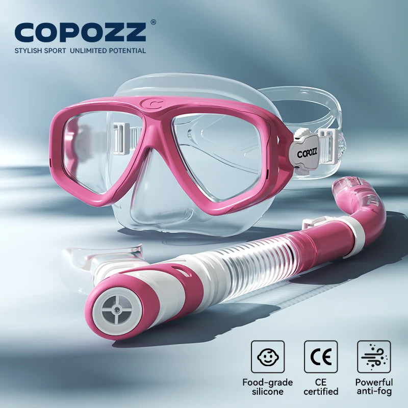 Professional Diving Scuba Mask No Fogging Snorkeling Scuba Dive Glasses Seal Diving Tempered Glass Mask Goggles Men Women