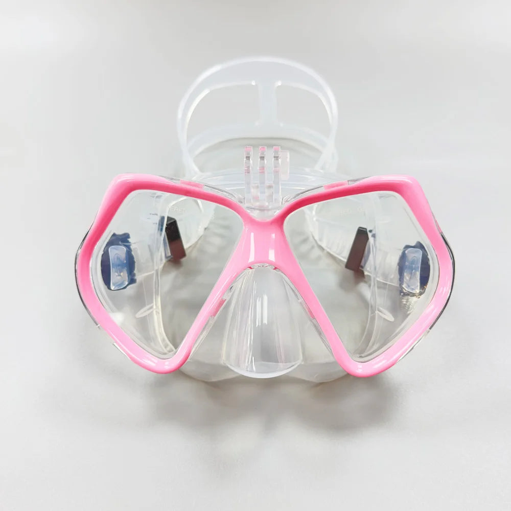 Professional Underwater Mask Camera Diving Mask Swimming Goggles Snorkel Scuba Diving Camera Holder for Gopro