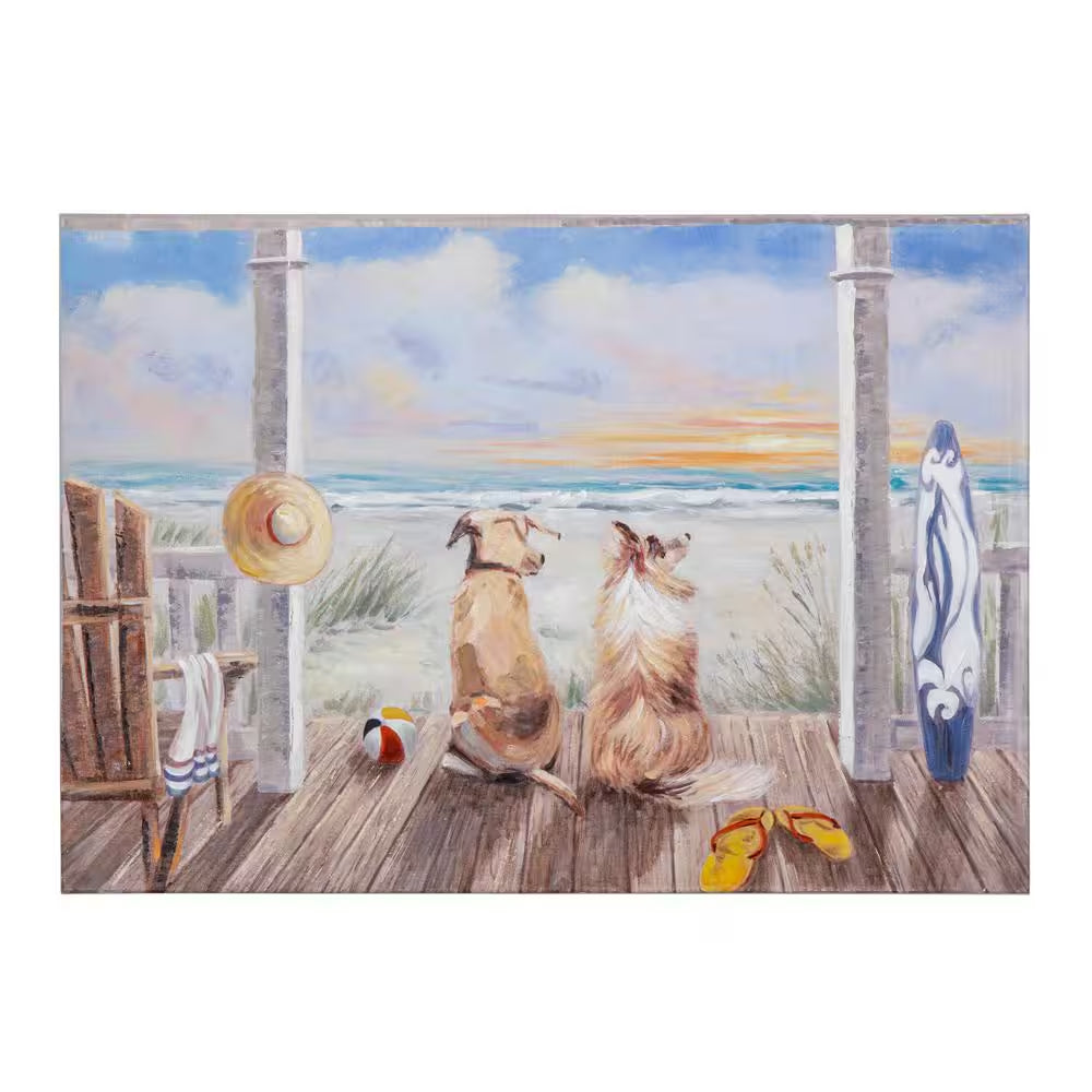 "A Simple Life" Unframed Handpainted Nature Wall Art 28 In. X 40 In.