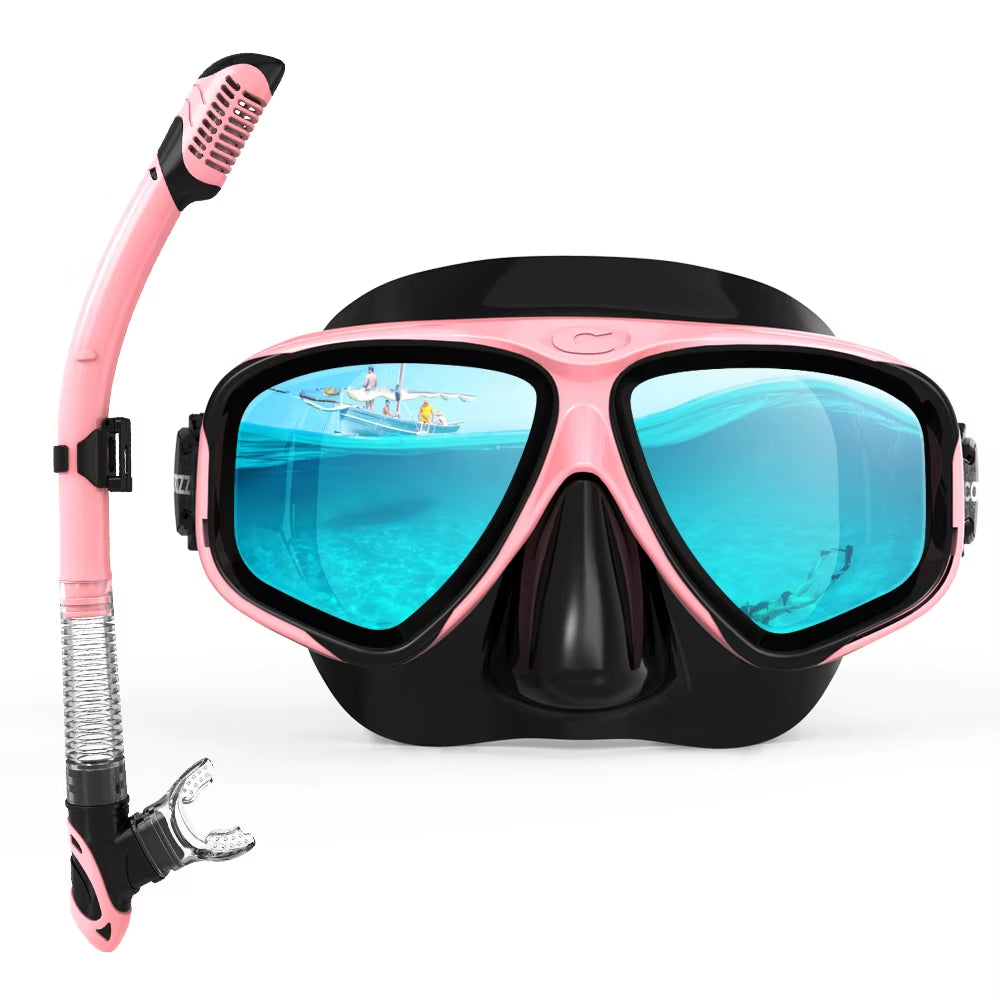 Professional Diving Scuba Mask No Fogging Snorkeling Scuba Dive Glasses Seal Diving Tempered Glass Mask Goggles Men Women